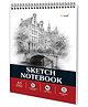 Gowoo  Amsterdam City Spiral Sketch Notebook :- amsterdam city sketchbook, urban art sketch notebook, spiral bound art sketchbook, travel city sketchbook, creative sketch notebook, artist sketch book