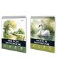 Gowoo Village Countryside Spiral Sketch Notebook, Peaceful Swan Spiral Sketch Notebook :- countryside sketchbook, peaceful nature sketchbook, swan sketch notebook | Set of 2 Book