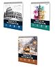 Gowoo Winter Tram Spiral Sketch Notebook, London Cityscape Spiral Sketch Notebook, Ancient Rome Spiral Sketch Notebook :- city scene sketch book, winter theme art notebook | Combo of 3 Book