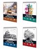 Gowoo Winter Tram Spiral Sketch Notebook, London Cityscape Spiral Sketch Notebook, Ancient Rome Spiral Sketch Notebook and more :- winter tram sketchbook, london cityscape sketchbook | Set of 4 Book