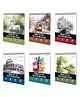 Gowoo Winter Tram Spiral Sketch Notebook, London Cityscape Spiral Sketch Notebook, Ancient Rome Spiral Sketch Notebook and more :- winter street sketch book | Set of 6 Book