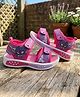 Binos Cartoon Designed Velcro Closure Sandals - Purple