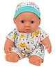 FunBlast 19 cm Realistic Baby Doll Toy with Rotatable Arms & Legs -Cute Pretend Play for Kids (Multicolor)