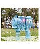 NEGOCIO Battery Powered Soap Bubble Express Gun Toy For Kids - PACK OF 1 - COLOR MAY VARY