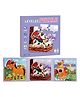 Happy Hues 3 in 1 Farm Animals Magnetic Jigsaw Puzzles for Kids- 9-12-16 Piece Puzzles Book for Toddlers-Travel Games, Preschool Educational Toys for 3 4 5 Year Old Boys and Girls