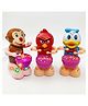 Happy Hues Musical Drumming Cartoon Animal Toy with Lights & Sound  Pack of 1- Random Design-Multicolor