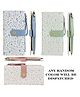 YAMAMA Cat Pattern Wallet for Women and Ladies, Long Leather Coin Purse with Cute Kawaii Design Minimalist Credit Card Holder and ID Window, Travel Cash Wallet for Ladies - Color May Vary