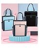 YAMAMA Hand Bag for Men, Women and Children, Multi-Purpose Waterproof Portable Carrying Bag, Tote Bag, File Bag, Double Layer Zipper Bags - Color May Vary