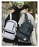 YAMAMA 17.7 Inches Casual Backpacks, Large Capacity Light Weight Water Resistant Stylish Durable Backpack With Adjustable Straps, Premium Design Bag For School, College Backpacks - Color May Vary