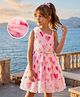 Hola Bonita Woven One Shoulder Knee Length Dress Pink 5-6 Years
