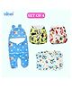 Bubzii Baby Care Combo  Reusable Cloth Diapers, Head Shaping Rai Pillow  Breathable Swaddle for Newborns