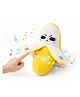 BitFeex Musical Banana Soft Toy  Interactive Sound Plush Toy with Touch Sensor | Cute Fruit Design Educational Toy for Kids