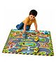 BitFeex Construction Road Playmat with 3 Toy Vehicles for Kids  Traffic Road Map Floor Mat with Friction Cars, Early Learning & Imaginative Play Toy