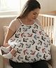 BAYBEE Feeding Pillow for New Born Baby with Foldable Breastfeeding Cover | Ergonomic Feeding Cover for Nursing Mom with Adjustable Velcro | Nursing Pillow with Removable & Washable Covers (White)