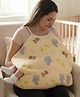 BAYBEE Feeding Pillow for New Born Baby with Foldable Breastfeeding Cover | Ergonomic Feeding Cover for Nursing Mom with Adjustable Velcro | Nursing Pillow with Removable & Washable Covers (Yellow)