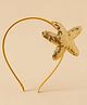 Babyhug Sequins Embellished Star Applique Detailed Hairband - Yellow