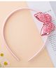 Babyhug Elegant Glittery Butterfly Hair Band -Pink- Free Size
