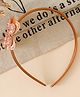 Babyhug Elegant Glittery Butterfly Hair Band - Brown