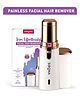 Sirona Facial Hair Remover for Women | Painless Hair Removal | Built-in Light | Hypoallergenic Blades | Battery Operated