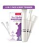 Sirona 4-in-1 Face & Body Trimmer for Women | Cordless & Rechargeable | For Face, Arms, Underarms, Legs & Bikini Line