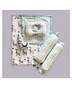 Oranges and Lemons Organic Muslin Bedding Gift Set - Set of 5 - Lovely Llamas