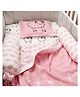 Oranges and Lemons Organic Cot Bedding set with Dohar - Set of 5 - Baa Baa Pink Sheep