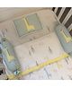 Oranges and Lemons Organic Cot Bedding set with Quilt - Set of 5 - Little Giraffes