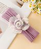 Babyhug Floral Applique Headband- Purple