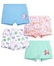 Plan B Cotton Knit Pack Of 4 Sea Shells Dog Printed & Tie Dye Panties - Multi Colour