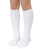 Neska Moda Cotton Elastane Solid Socks - White
