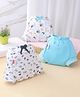 Babyhug Padded Potty Training Pants Pack of 3 - Size 2 - Sports Print Blue| Reusable Cotton Training Diapers| Toddler Pull-Up Underwear| Leak Resistant| Washable Cloth Diapers