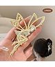 Puchku Fairy Designed Stone Embellished Hair Claw Clip - Gold