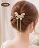 Puchku Fairy Designed Stone & Beads Embellished Hair Claw Clip - Multi Colour