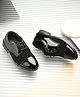 Stefens Lace Up Solid Party Wear Shoes - Black