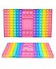 FunBlast Pops Bubble Fidget Toys and Ludo Game with 2 Dices for Kids - Multicolor