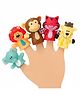 FunBlast 5 Pcs Animal Finger Puppets  Washable & Storytelling for Kids - Multicolor