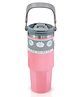 FunBlast Vacuum Insulated Stainless-Steel Tumbler with Lid & Straw  900 ml (Pink)