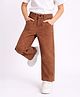 PURPLE UNITED KIDS Denim Woven Solid Jeans - Brown