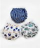 Halemons Cotton Woven Pack Of 3 Striped & Animal Printed Bloomers - Multi Colour