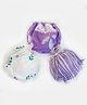 Halemons Cotton Woven Pack Of 3 Floral & Striped Bloomers - Purple