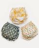 Halemons Cotton Woven Pack Of 3 Floral & Animal Printed Bloomers - Multi Colour