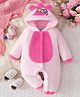 Mark & Mia Winter Romper With Floral Embroidery & Applique - Pink