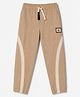 Spark Cotton Woven Full Length Trouser With Patch - Khaki