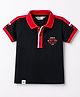Ruff Cotton Knit Polo Neck Tees Half Sleeves Navy Blue 4-5 Years