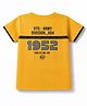 Ruff Cotton Knit T-Shirts Crew Neck Half Sleeves Yellow 2-3 Years