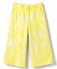 UCB Cotton Knit Full Length Tie Dye Printed Culotte - Lime Green