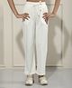 CRIMSOUNE CLUB Cotton Woven Strawberry Printed Pants - Off White