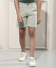 CRIMSOUNE CLUB Cotton Woven Solid Shorts - Green