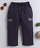 BAATCHEET Cotton Woven Warli   Embroidered Pants - Grey