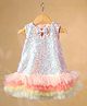 Casa Ninos Sequin Woven Sleeveless Sequin Embellished Dress - Multi Colour